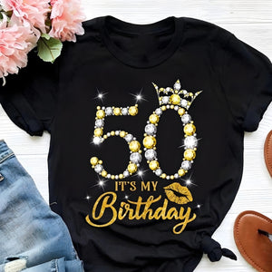 It's My 50th Birthday Gold Diamond Tee