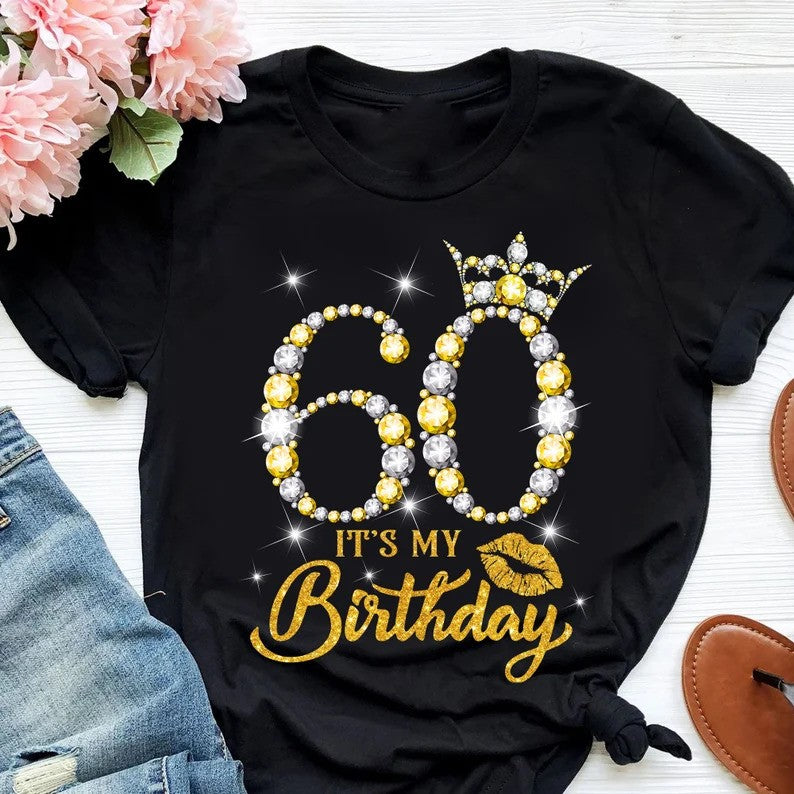 It's My 60th Birthday Gold Diamond Tee