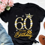 It's My 60th Birthday Gold Diamond Tee