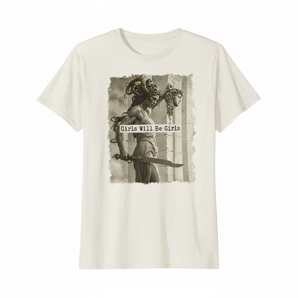 Medusa Feminist Graphic T-Shirt