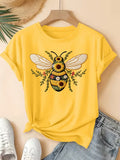 Bee & Sunflower Retro Graphic Tee