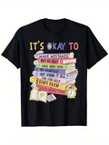 Affirmation "It's Okay" Floral Print Tee