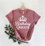 Birthday Queen Pink Crown Tee