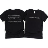 Dear Person Behind Me Front & Back Tee