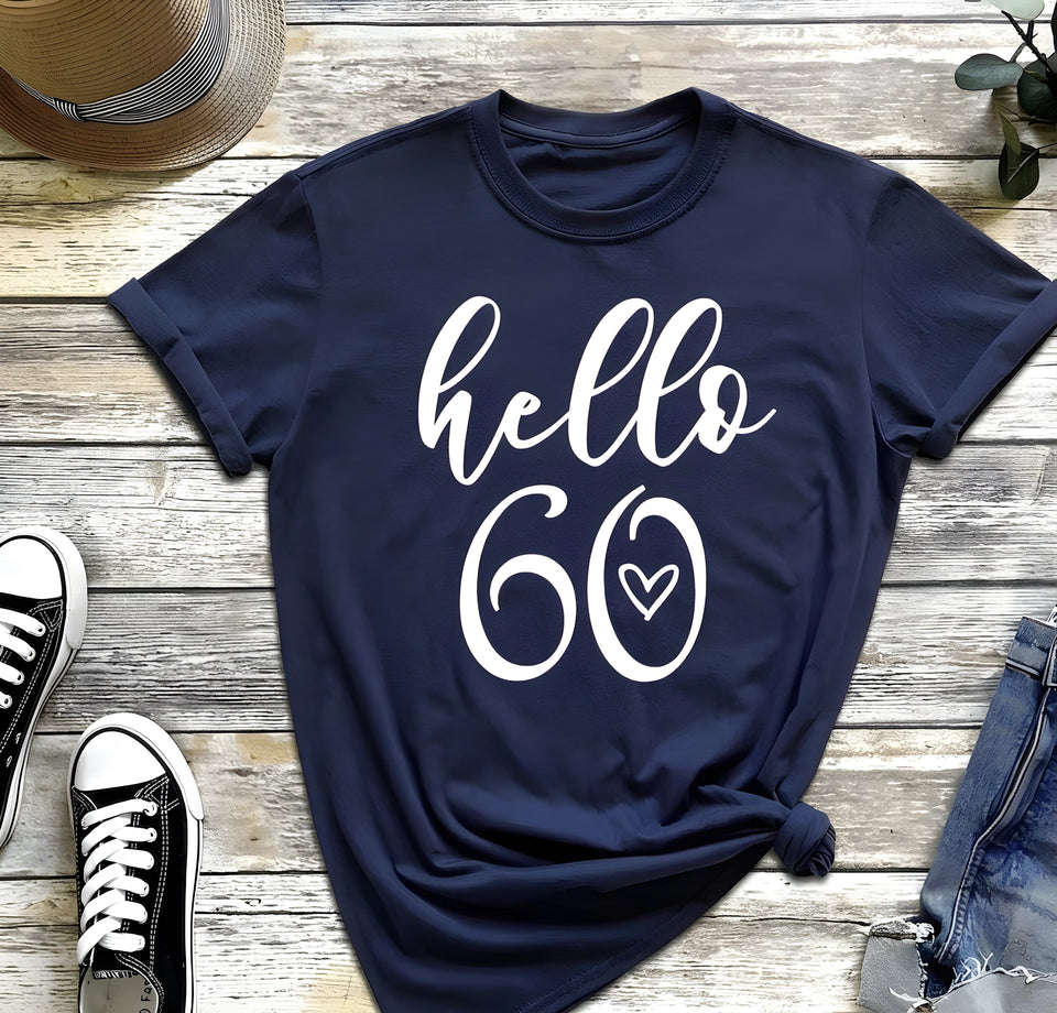 Hello 60 Birthday Tee