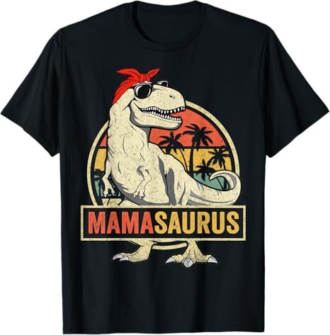 Mamasaurus Dinosaur Mom Tee