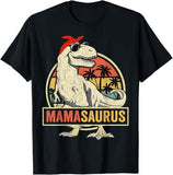 Mamasaurus Dinosaur Mom Tee