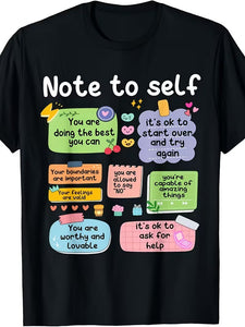Affirmation "Reminder for Myself" Graphic Tee