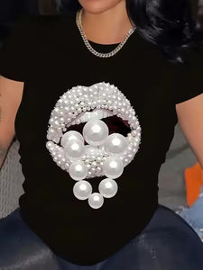 Pearl Lips Graphic Tee