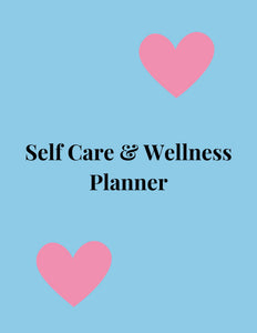 Self Care & Wellness Planner |65 PAGES| - Digital Planner