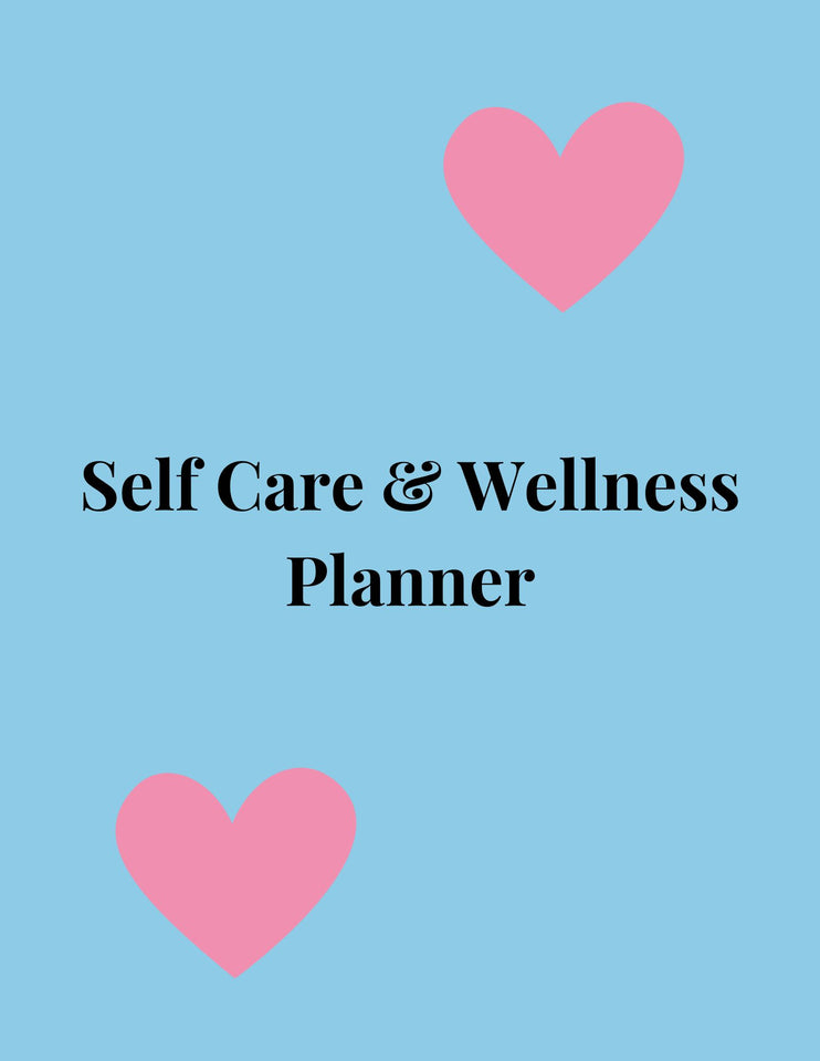 Self Care & Wellness Planner |65 PAGES| - Digital Planner