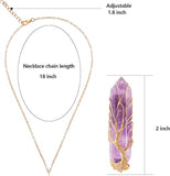 Tree of Life Crystal Pendant Necklace